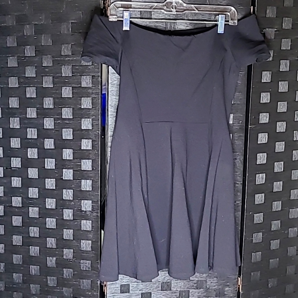 OFF the shoulder flare dress